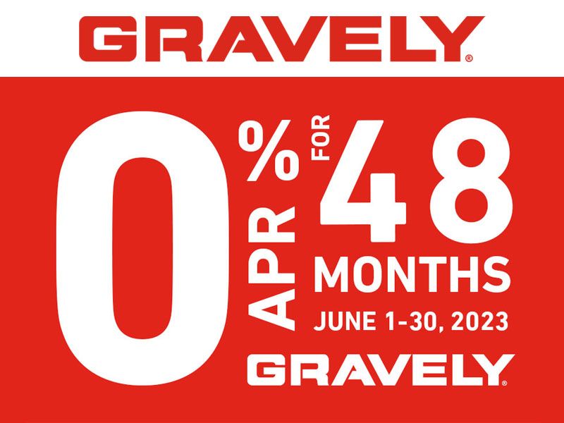 Gravely USA - 0% APR for 48 Months Special Financing