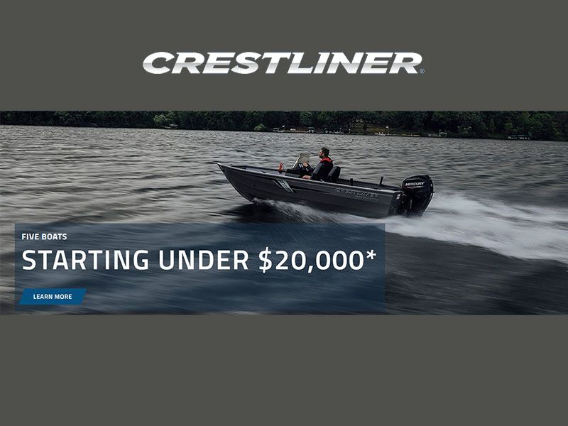 Crestliner - Five Boats Starting Under $20,000*