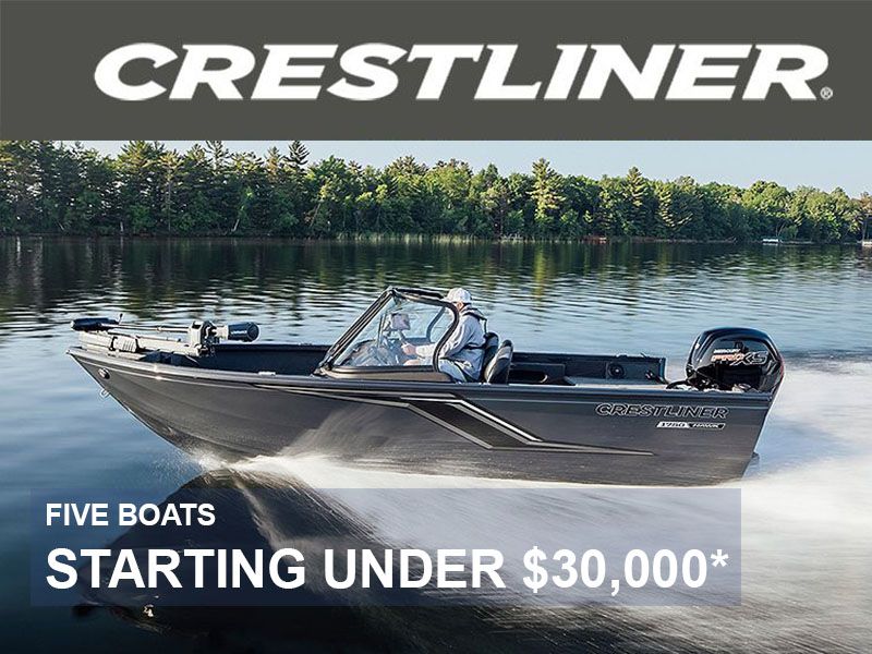 Crestliner - Five Boats Starting Under $30,000