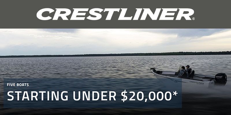 Crestliner - Five Boats Starting Under $20,000