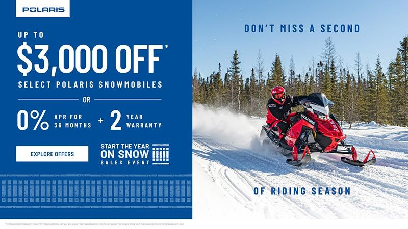 Polaris - Start The Year On Snow Sales Event