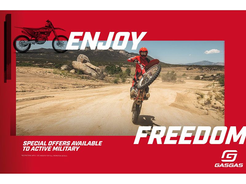 Gas Gas - Enjoy Freedom: Special Offers Available To Active Military*