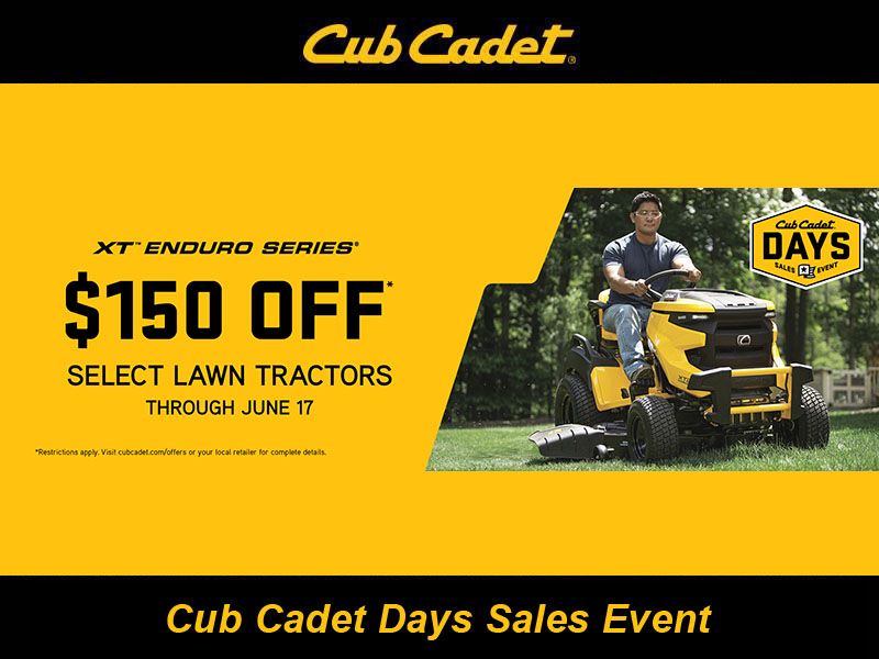 Cub Cadet - Cub Cadet Days Sales Event
