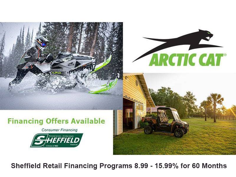 Arctic Cat - Sheffield Retail Financing Programs 8.99 - 15.99% for 60 Months