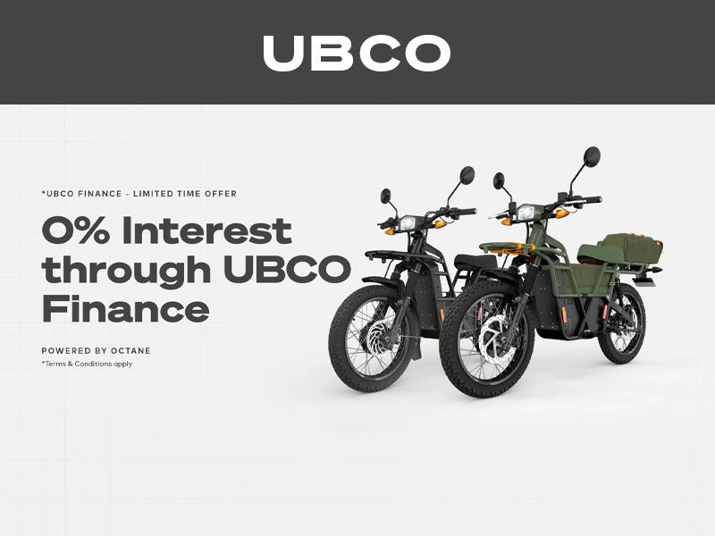 UBCO - Finance - Limited Time Offer 0% Finance for 60 Months