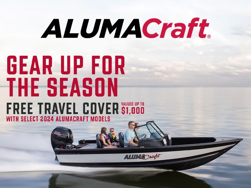 Alumacraft - Gear Up for The Season Free Travel Cover Valued Up To $1,000