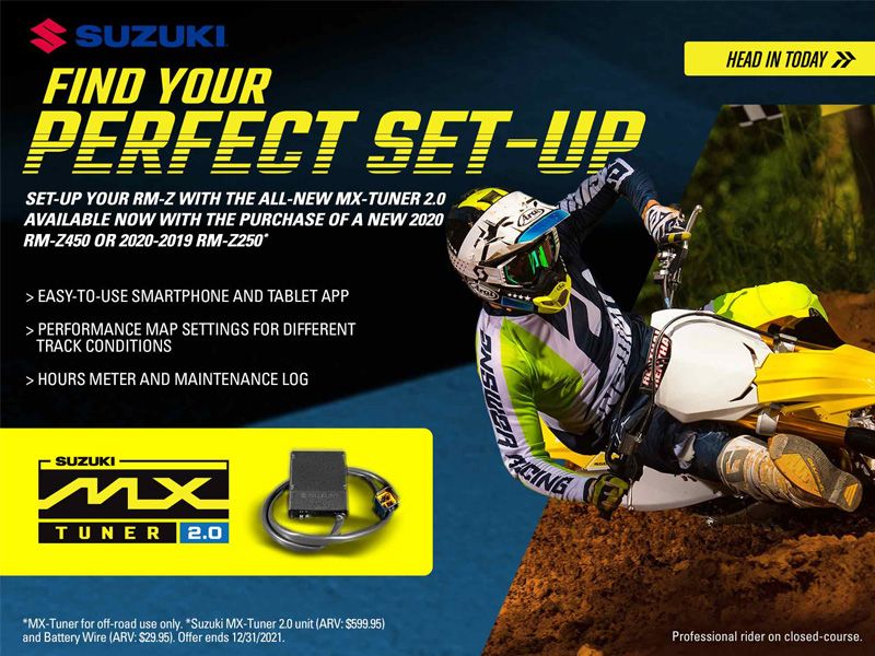 Suzuki Motor of America Inc. - Find Your Perfect Set-Up