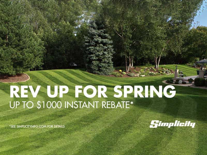 Simplicity - Rev Up For Spring - Up to $1,000 Instant Rebate