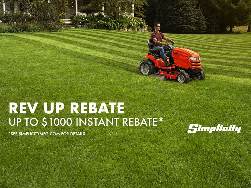 Simplicity - Rev Up Rebate - Up to $1,000 Instant Rebate