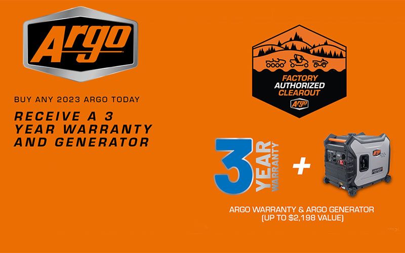 Argo - Factory Authorized Clearout