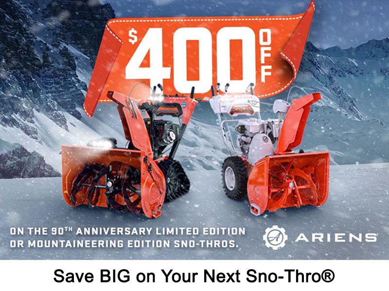 Ariens USA - Save BIG on Your Next Sno-Thro®