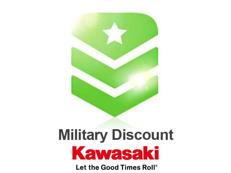 Kawasaki - Military Discount