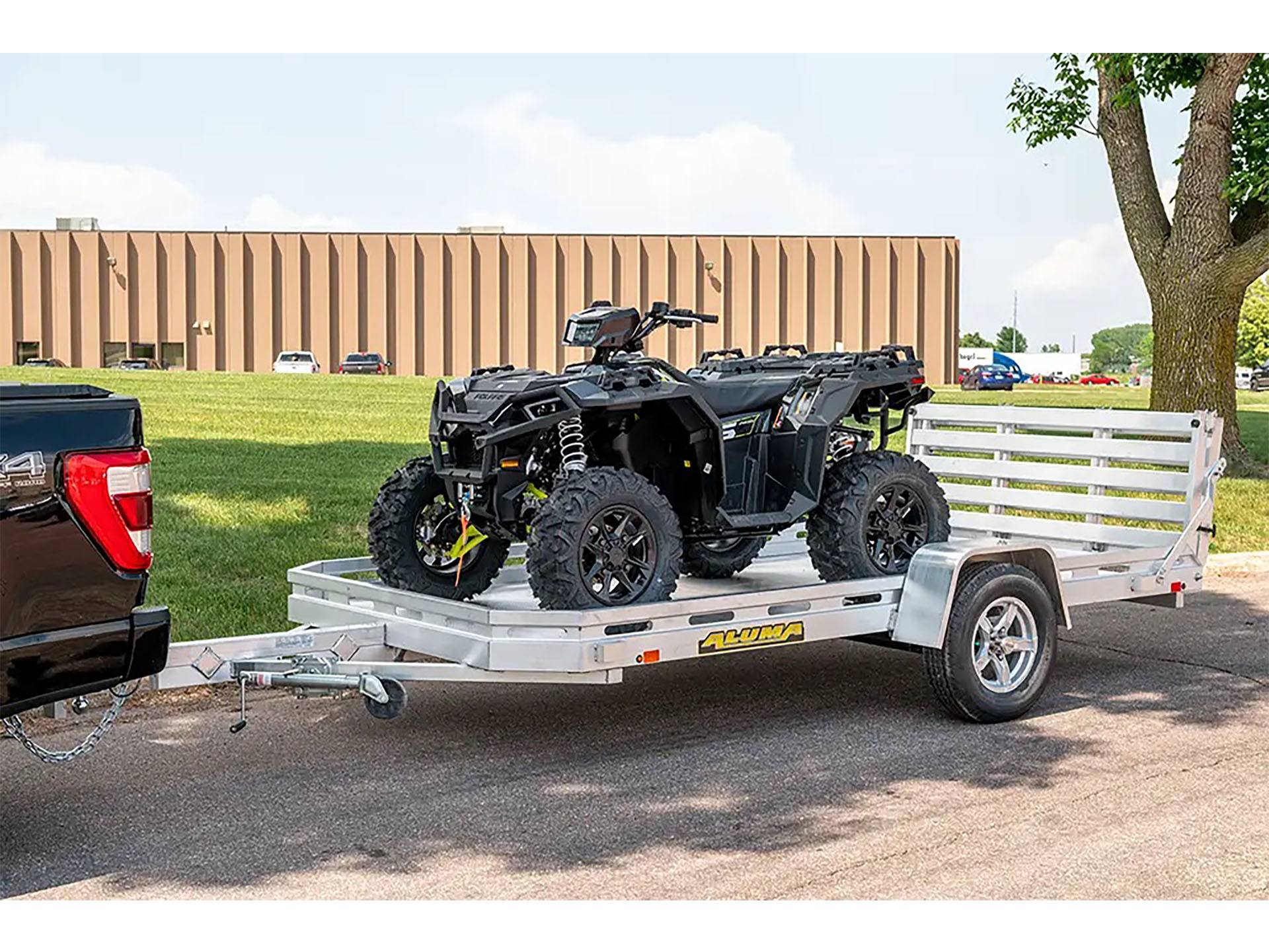 2024 ALUMA Single Heavy Axle Utility Trailers No Brakes Bi-fold Tailgate - 7712H in Adams, Massachusetts - Photo 2