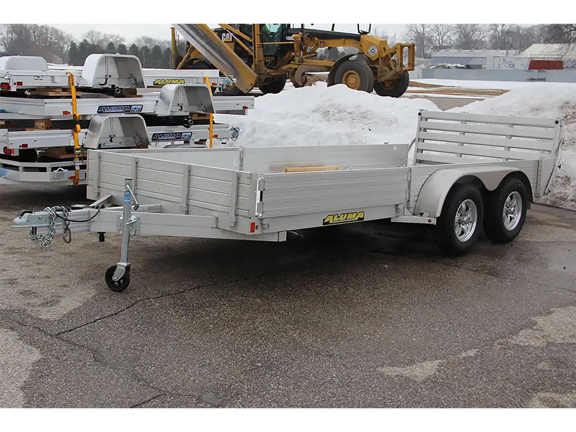 2024 ALUMA 81 Series Tandem Axle Utility Trailers Bi-fold Tailgate Side Ramp 264 in. in North Bend, Oregon - Photo 3