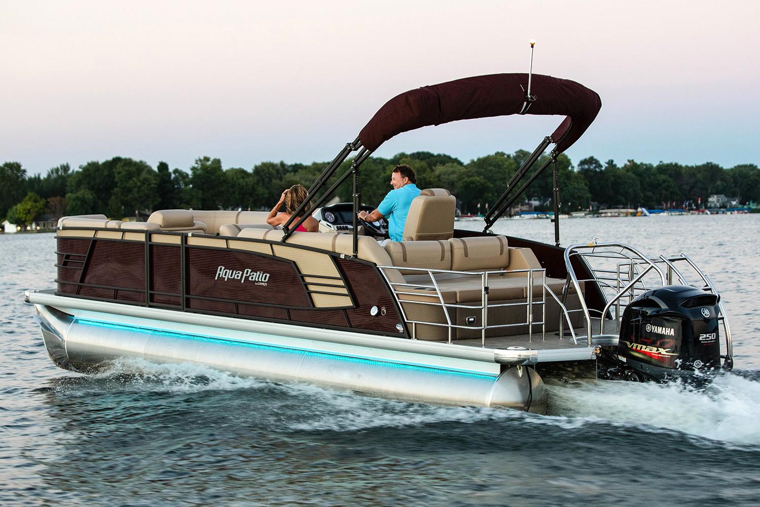 New 2019 Aqua Patio 259 DFL Power Boats Outboard in Lafayette, LA