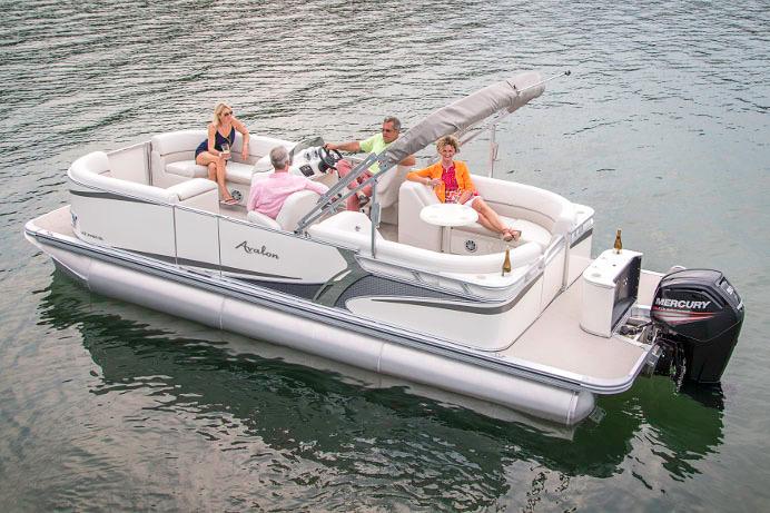 2018 Avalon LSZ Quad Lounger - 22' Power Boats Outboard ...