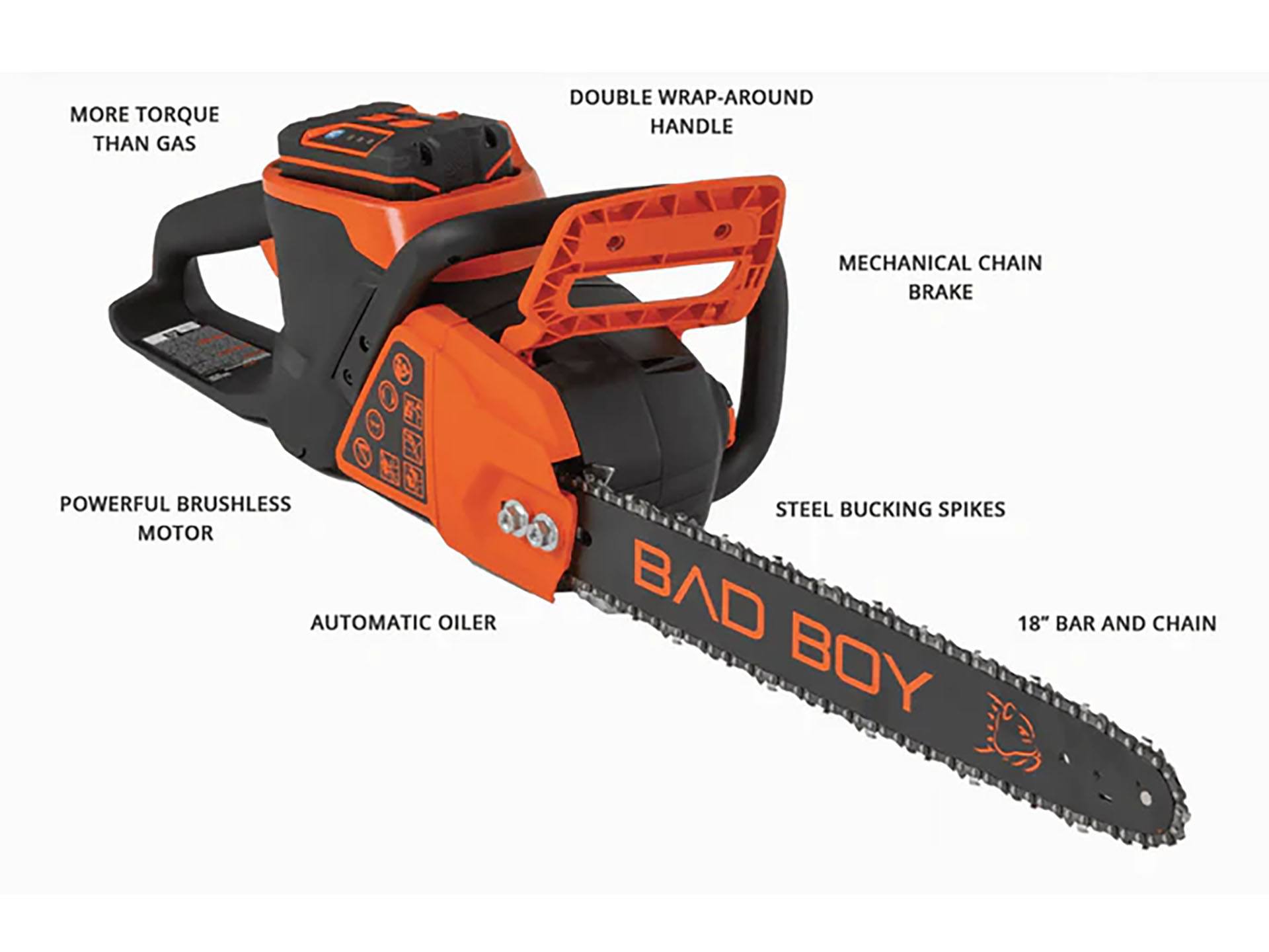 Bad Boy Mowers 80V Brushless 18 in. Chainsaw in Pensacola, Florida - Photo 4