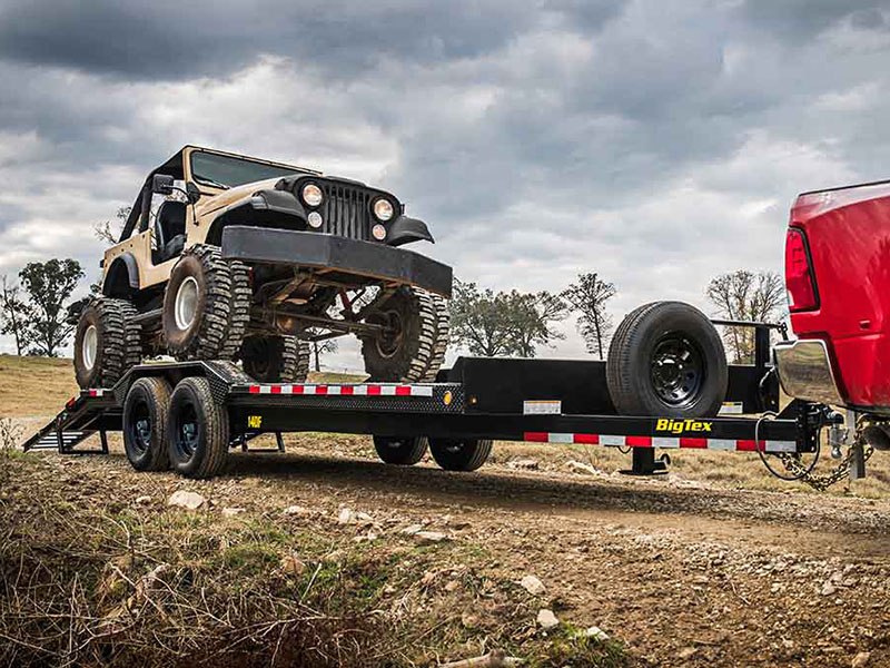 2024 Big Tex Trailers 14DF Heavy Duty Drive-Over Fender Equipment / Car Hauler 17+3 ft. in Meridian, Mississippi