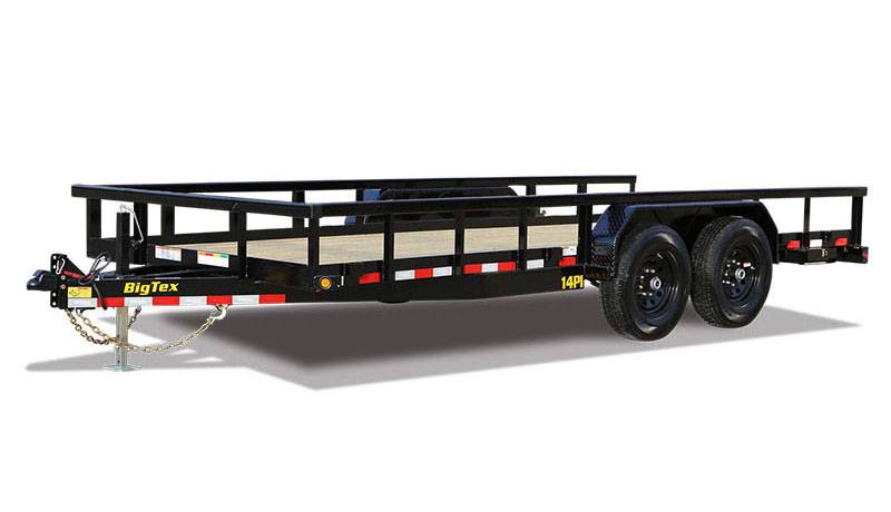 2024 Big Tex Trailers 14PI Heavy Duty Tandem Axle Pipe Top Utility Trailers 16 ft. in Meridian, Mississippi - Photo 1