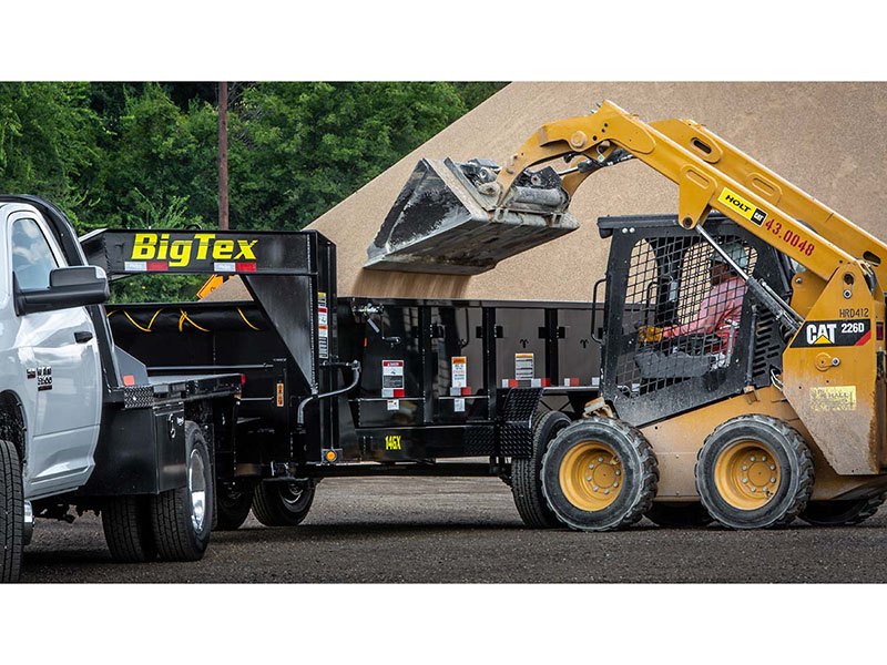 2024 Big Tex Trailers 14GX Heavy Duty Tandem Axle Gooseneck Dump Trailers 14 ft. in Meridian, Mississippi