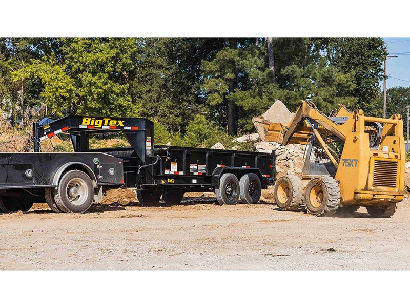 2024 Big Tex Trailers 16GX Super Duty Tandem Axle Gooseneck Dump Trailers 14 ft. in Meridian, Mississippi