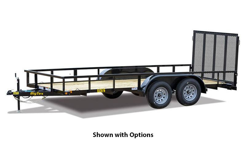 2024 Big Tex Trailers 60ES Economy Tandem Axle Pipe Top Utility Trailers 16 ft. in Meridian, Mississippi