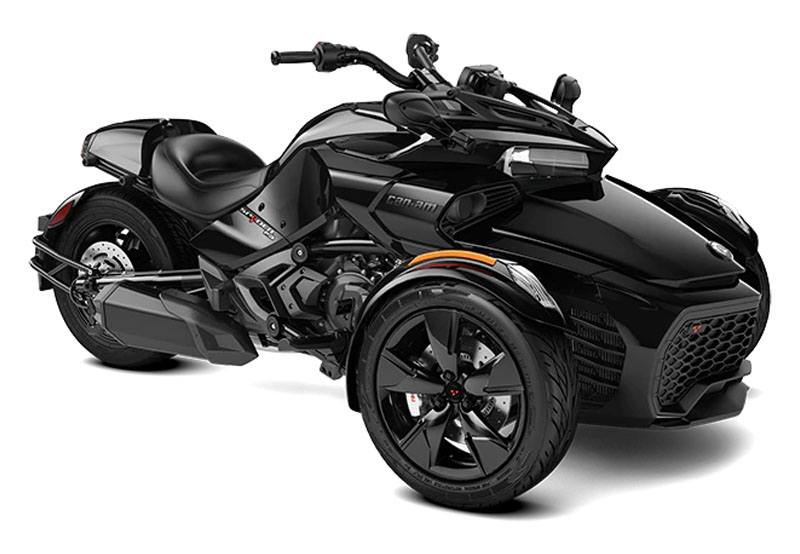 New 2022 CanAm Spyder F3 Motorcycles in Zulu IN Steel Black Metallic
