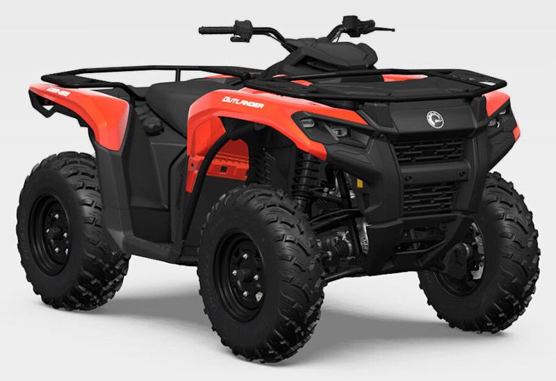 New 2024 CanAm Outlander 700 ATVs in Albuquerque NM Legion Red