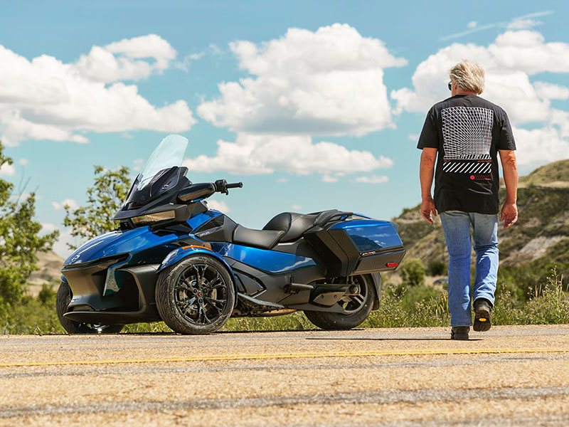 New 2024 CanAm Spyder RT Petrol Metallic Motorcycles in Corona CA