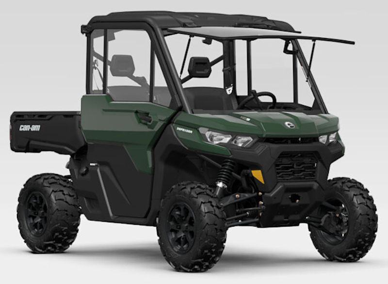 New 2024 CanAm Defender DPS CAB HD9 Tundra Green Utility Vehicles in