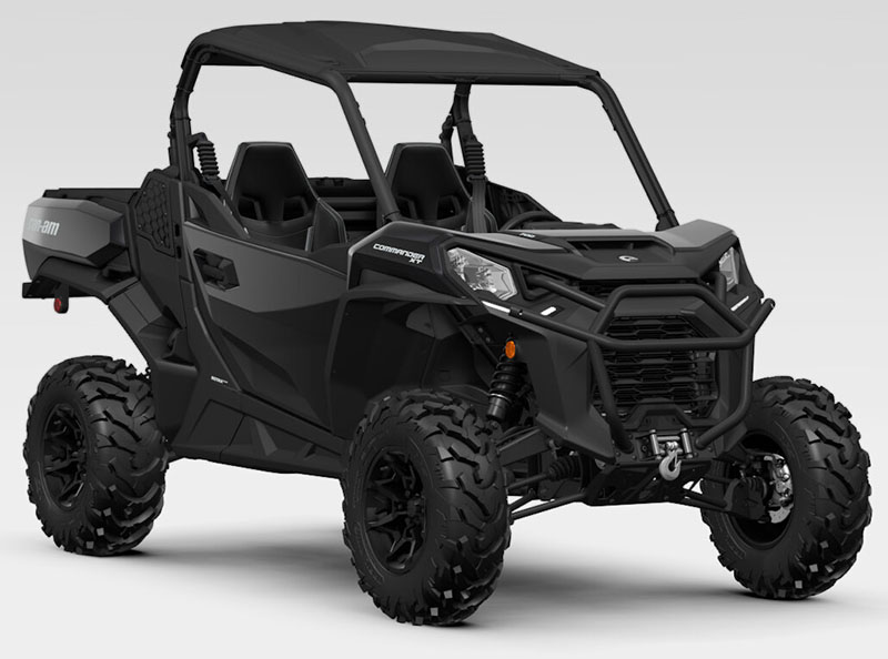 New 2024 CanAm Commander XT 700 Triple Black Utility Vehicles in