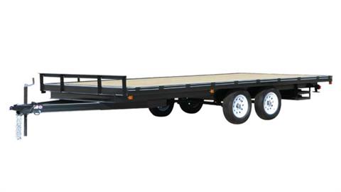 2022 Carry-On Trailers 8.5 x 16 ft. 10K Deck Over Flat Deck Trailer in Rapid City, South Dakota