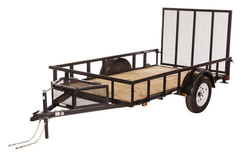 2022 Carry-On Trailers 5.5 x 10 ft. 3K Pipe Top Rail Utility Trailer in Jasper, Indiana - Photo 1