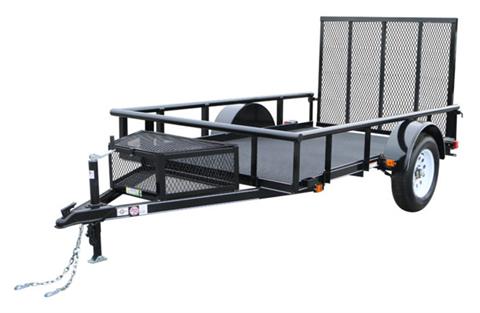 2022 Carry-On Trailers 5.5 x 9 ft. 3K Pipe Top Rail Utility Trailer in Olean, New York - Photo 1