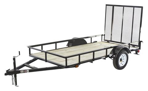 2022 Carry-On Trailers 5 x 10 ft. 2K Utility Trailer 13 in. Tire Wood Floor 3 in. A-Frame in Rapid City, South Dakota