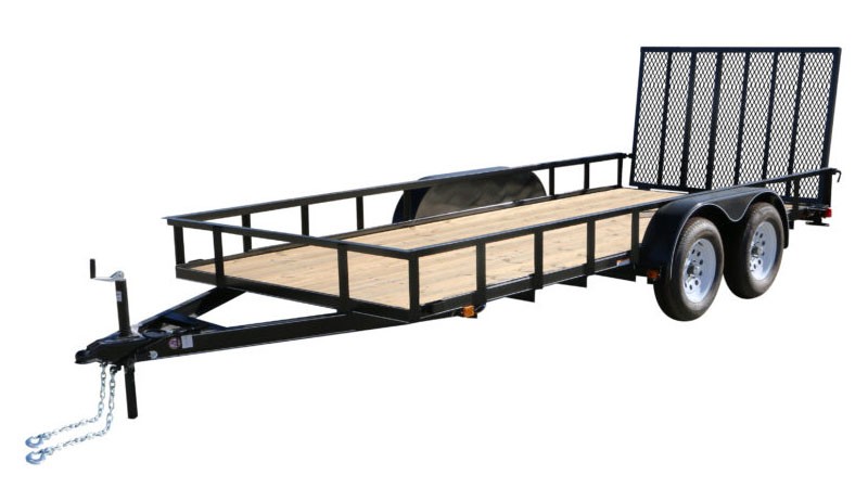 2022 Carry-On Trailers 6 x 16 ft. 7K Tandem Axle Utility Trailer with 2 Brakes in Petersburg, West Virginia