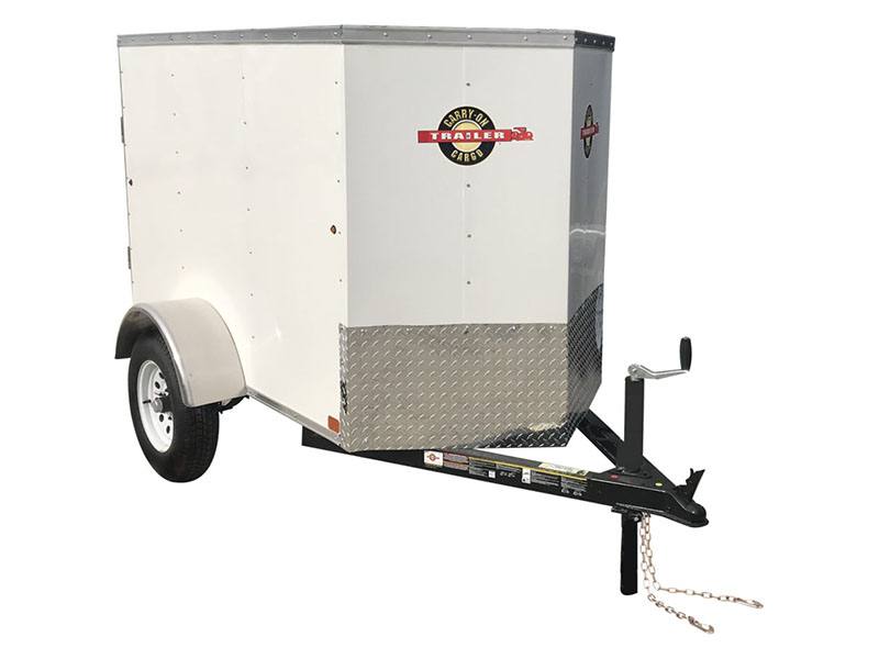 2023 Carry-On Trailers 4 x 6 ft. 2K V-Nose Flat Roof in Elk Grove, California