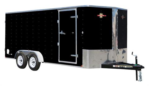 2023 Carry-On Trailers 7 x 16 ft. 7K Bullnose Front Flat Roof Tandem Axle in Jesup, Georgia