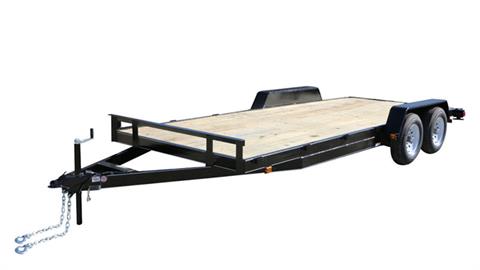 2023 Carry-On Trailers 7 x 20 ft. 10K Tandem Axle Slide-in Ramp with Flat Bed in Olean, New York