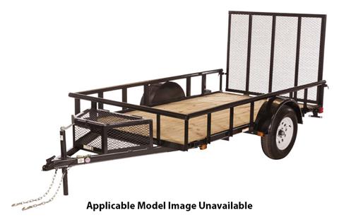 2023 Carry-On Trailers 5.5 x 8 ft. 3K Pipe Top Rail Steel Side Utility Trailer in Jesup, Georgia