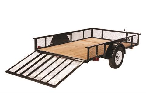 2023 Carry-On Trailers 5 x 10 ft. 3K Utility Trailer with Mesh High Sides in Jesup, Georgia