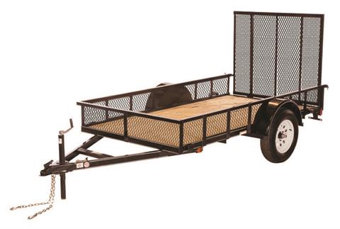 2023 Carry-On Trailers 5 x 12 ft. 3K Utility Trailer with Mesh High Sides in Jesup, Georgia