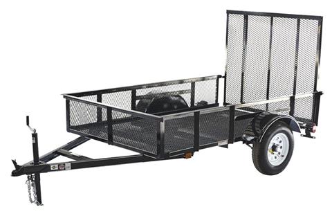 2023 Carry-On Trailers 5 x 8 ft. 2K Utility Trailer 13 in. Tire Mesh Floor 2 in. A-Frame in Jesup, Georgia