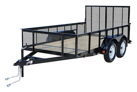 2023 Carry-On Trailers 6 x 12 ft. 3K Utility Trailer with Mesh High Sides in Rapid City, South Dakota