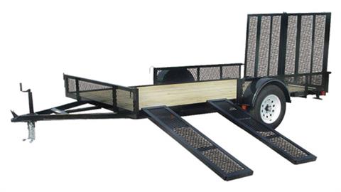 2023 Carry-On Trailers 7 x 12 ft. 3K ATV Side Load Utility Trailer with Side Ramp in Jesup, Georgia