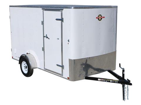 2024 Carry-On Trailers 3K Radius Front Flat Roof Trailers 6 ft. Wide - 10 ft. Long - Double Door in Jesup, Georgia