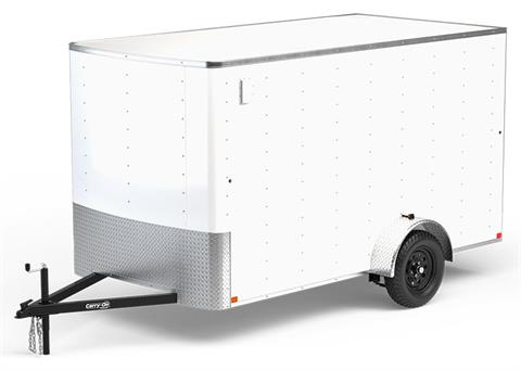 2024 Carry-On Trailers 3K Radius Front Flat Roof Trailers 6 ft. Wide - 12 ft. Long - Ramp Door