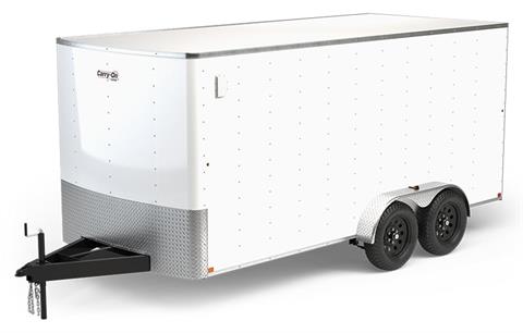 2024 Carry-On Trailers 7K Radius Front Flat Roof Tandem Axle Trailers 6 ft. Wide - 12 ft. Long - Double Door