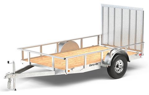 2024 Carry-On Trailers 3K Aluminum Trailers 5.5 ft. Wide - 10 ft. Long in Jesup, Georgia