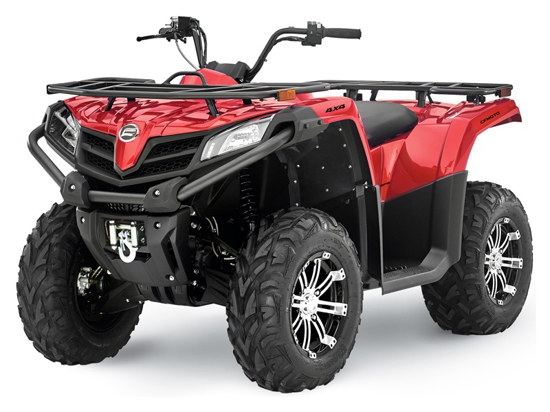 New 2021 CFMOTO CForce 500 EPS ATVs in Kane PA Red